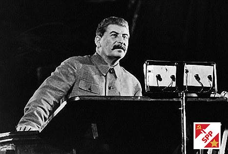 Stalin speech Cold War Marshall Plan