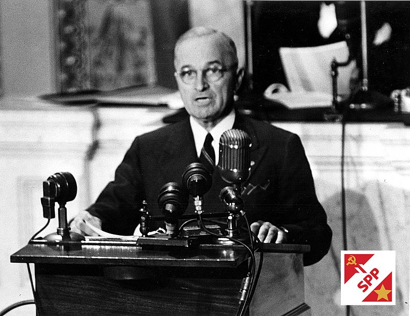 Truman announces Cold War in 1947